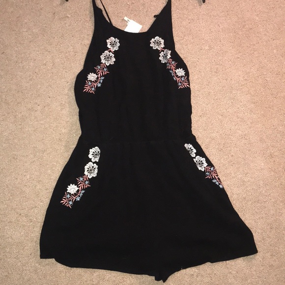 bleuh ciel Pants - Bleuh Ciel Black Fashionable Romper